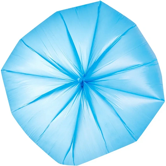 Мешки для мусора ПНД 120л 18мкм 20шт/уп синие 70х110см_Green Pack