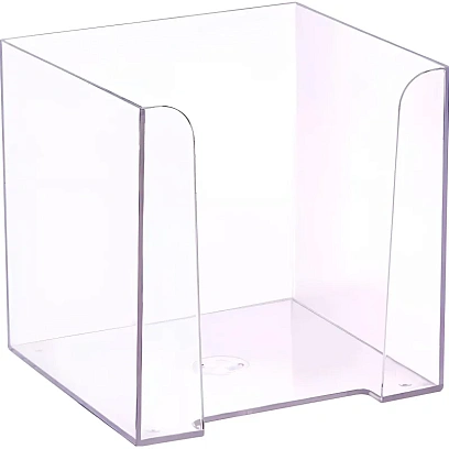 Бокс для бумаги 9х9х9 прозрачный ПЛ41