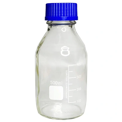 Банка  500мл ТС с винтовой пластиковой крышкой, св.стекло