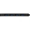 Концентратор USB хаб ExeGate (EX293986RUS)  DUB-4CP/1 4-в-1 черн