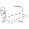 Пленка ТУ ПОФ первич. 350/700ммх750мх15мкм, полурук., 7,23кг нетто/рул