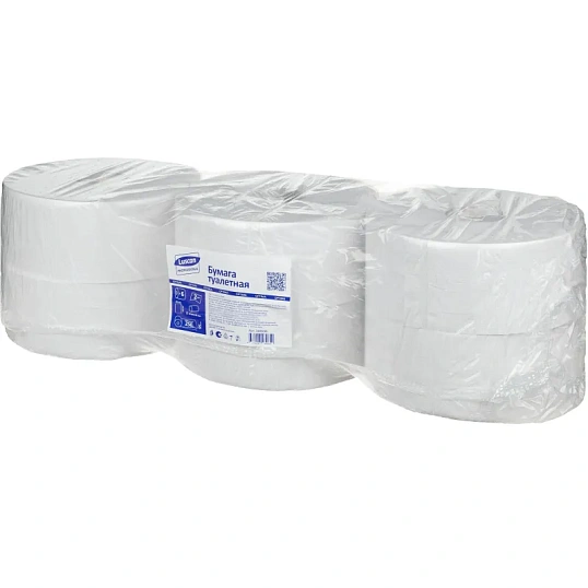 Бумага туалетная д/дисп Luscan Professional 2сл бел втор втул 250м 6рул/уп