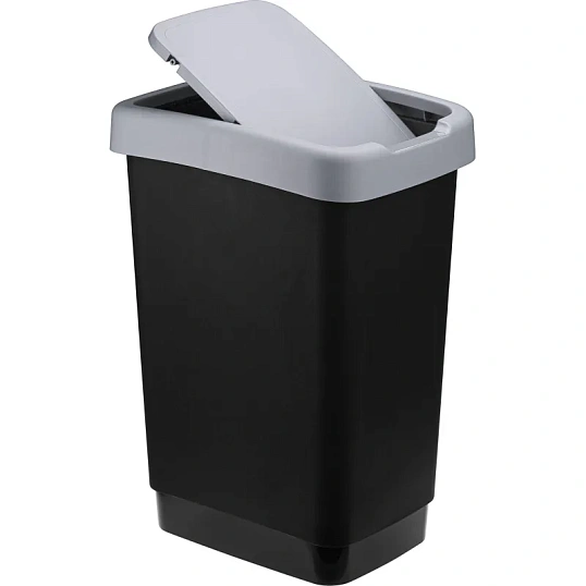 Ведро мусорное IDEA ТВИН 25л серое