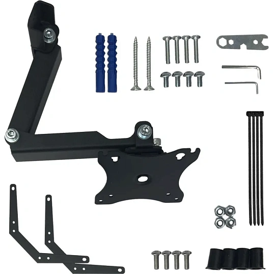 Кронштейн РЭМО_СНМ для 1 монитора/TV 'К-541' настенн наклон-поворотный черн