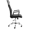 Кресло ТЧ Комус Мебель Easy Chair 619, сетка/экокожа, черный, хром