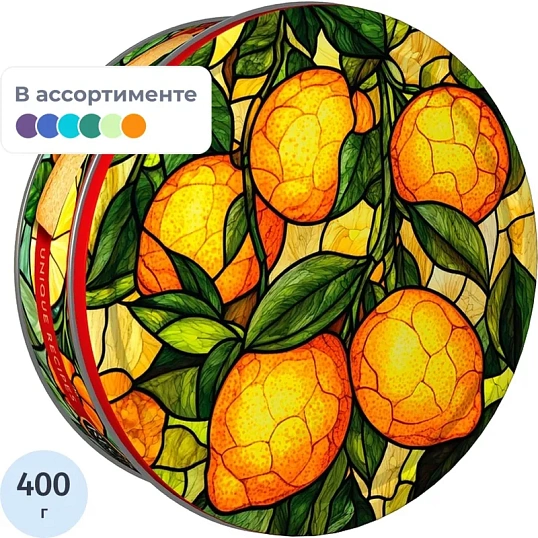 Печенье Regnum Витраж сдобное в сахарной обсыпке ж/б 400г МС-1-20