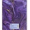 Бизнес-тетрадь А5,96л,кл,греб,ламин.обл. Attache Selection Fluid Фиолетовый