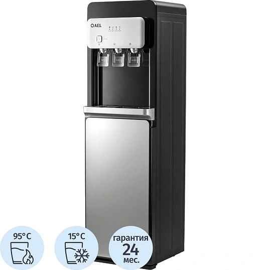 Кулер AEL LD-AEL-806a black/silver, для воды