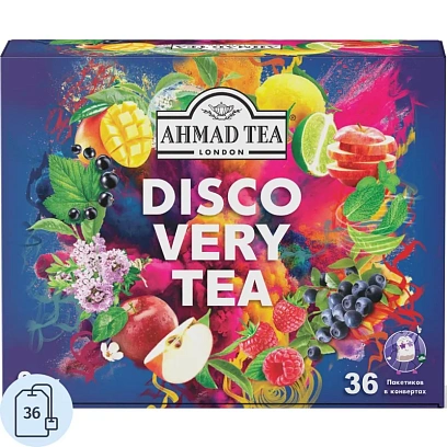Чай Ahmad Tea Discovery Tea/Чайное открытие ассорт 9 вкусов 36 пак N089