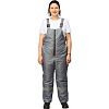 Полукомбинезон рабочий зимний женский з46-ПК серый (р.60-62) 182-188