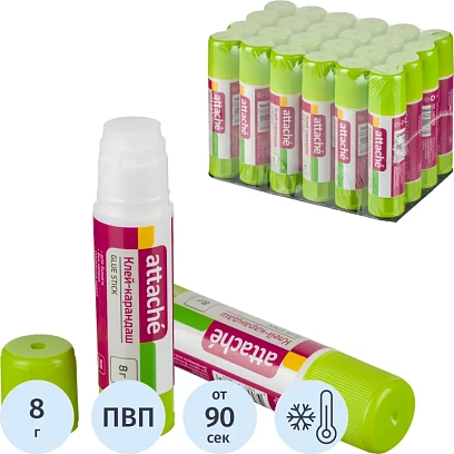 Клей-карандаш 8г Attache