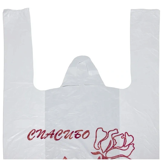 Пакет-майка ПНД 25+12х45 см 10 мкм Артпласт Роза 100 шт/уп