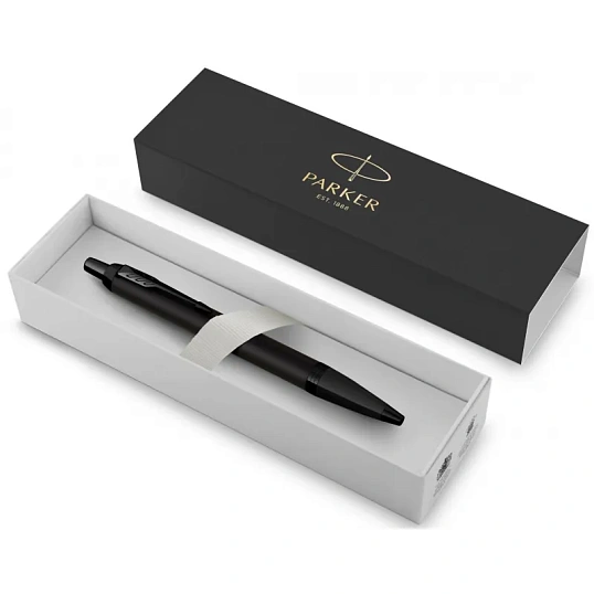 Ручка шариковая автоматическая Parker IM Achromatic Matt Black 2127618