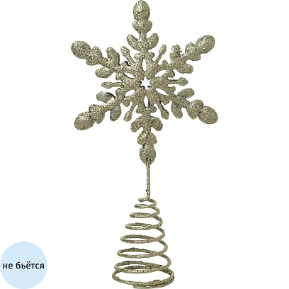 Верхушка на елку Новогоднее украшение - 10,5x4,4x19,5см арт.89021