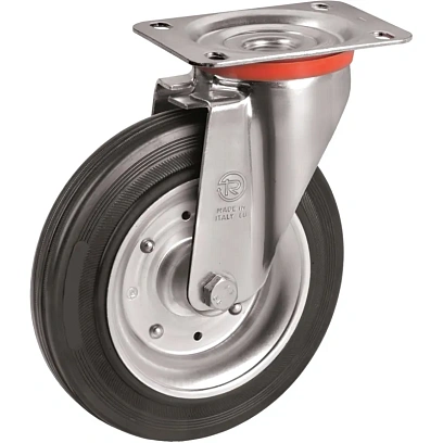 Колесо для тележки Tellure Rota 535111 поворотное,150мм,до 170кг