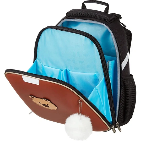 Ранец Комус Класс Мордочки Мишка, 2 отд., эргоном. спинка