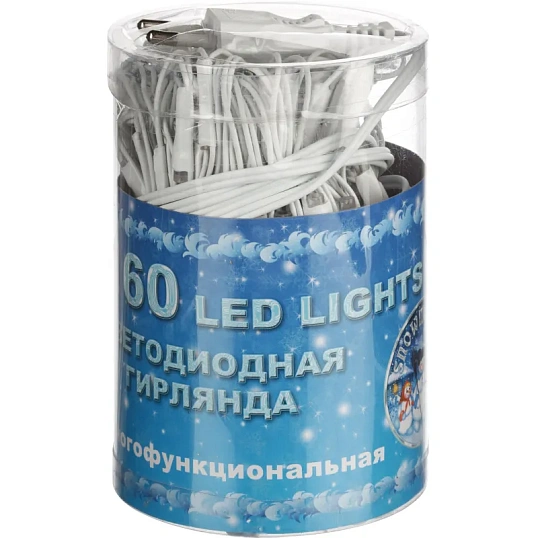 Гирлянда светодиодная сетка 160л.LED бел.пров.бел.бегущ.лампы 1.8x1м Е96508