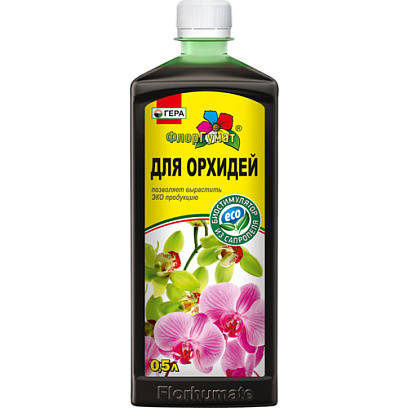 Удобрение ФлорГумат для Орхидей 0,5л, 07012