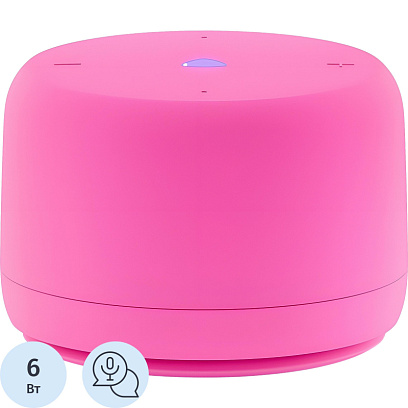 Умная колонка Яндекс Станция Лайт 2 с Алисой, розовый (YNDX-00028PNK)