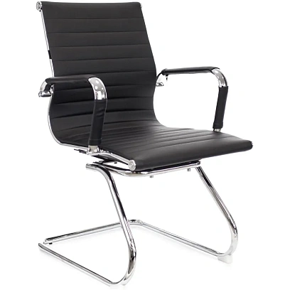 Конференц-кресло EV_ Everprof Leo CF экокожа черный