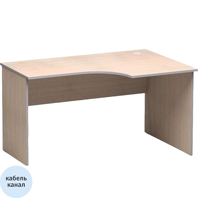 Стол SP Бюджет правый 2365 (402663) дуб шамони светлый 1360 (430)