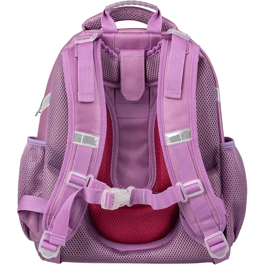 Ранец КОМУС Три богатыря Любава,Basic 2 отд.,эргоном. спинка,пайетки полиэс