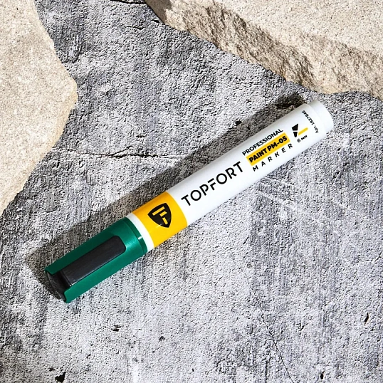 Маркер лаковый TOPFORT Paint 6 мм зеленый