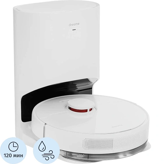 Робот-пылесос Dreame Bot Robot Vacuum and Mop D9 Plus, белый