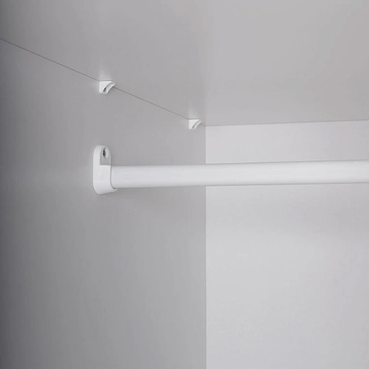 Шкаф комбинированный  ШС_Сириус 3 двери и 1 ящик белый