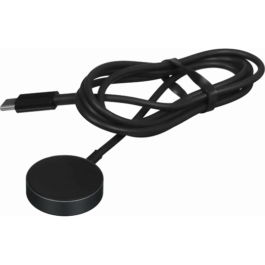 Зарядное устройство PERO беспр. TC20 USB-C для Galaxy Watch магнитн, черное