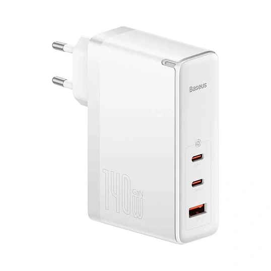 Зарядное устройство сетевое Baseus GaN5 Pro 140W EU White (CCGP100202)
