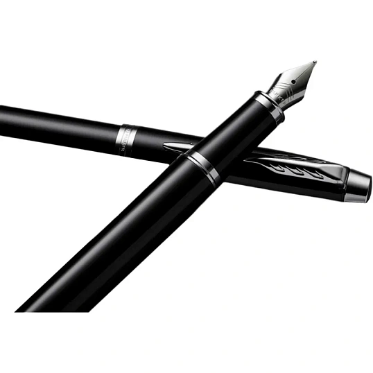 Ручка перьевая PARKER IM BLACK CT 1 сиий картридж тонкая 1931644