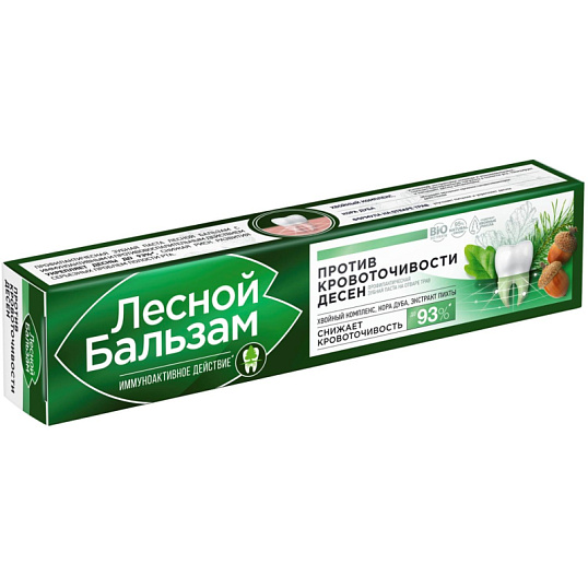 Зубная паста Лесной бальзам ПРОФ ЗП КОРА ДУБА-ПИХТ ОТВ/ТР 75мл