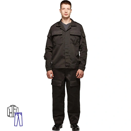 Костюм (куртка, бр) ло32 чер 112-116/182-188