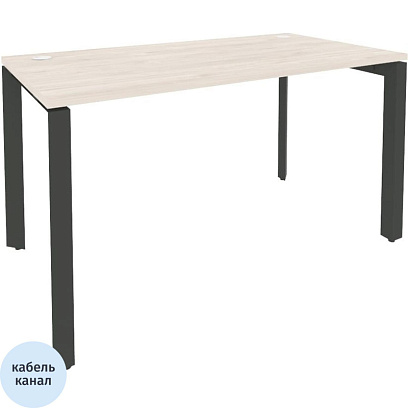 Стол ONIX-П П на металлокаркасе O.MP-SP-3.7 денвер светлый/антрацит Ш1380