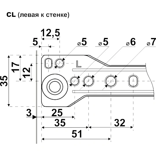 Направляющие УЗК_StahlBuro роликовые 400/0,8 мм (16311) компл-2шт черный