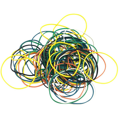 Резинка универсальная диам.60 мм. цвет в ассортименте 100 г/уп