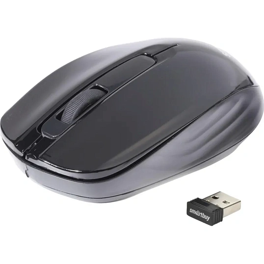 Мышь компьютерная Smartbuy ONE 332 черная WLS (SBM-332AG-K)/60
