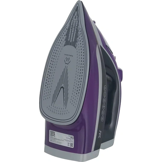 Утюг JVC jvc JRI02 с керамической подошвой, 2400Вт,паровой электрический