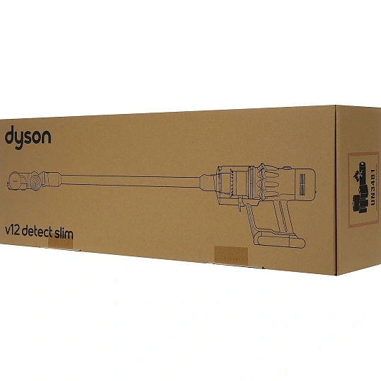 Пылесос Dyson SV46 V12 Detect Slim Absolute 545Вт серебристый/желтый