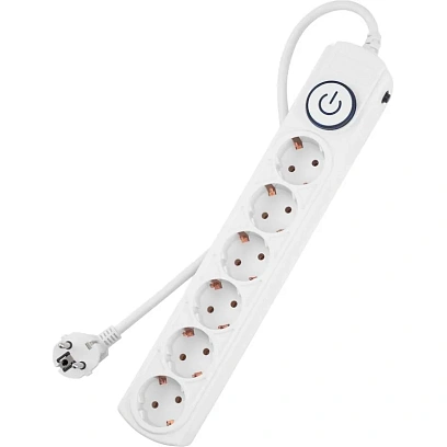 Сетевой фильтр Ippon BK-6-EU-5-16-W 5м (6 розеток) белый (1804847)