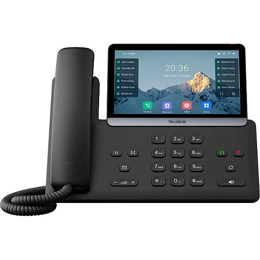 IP-телефон Yealink SIP-T77U,7 цвет сенсор,2 USB,16 акк,BLF,PoE,GigE,без БП