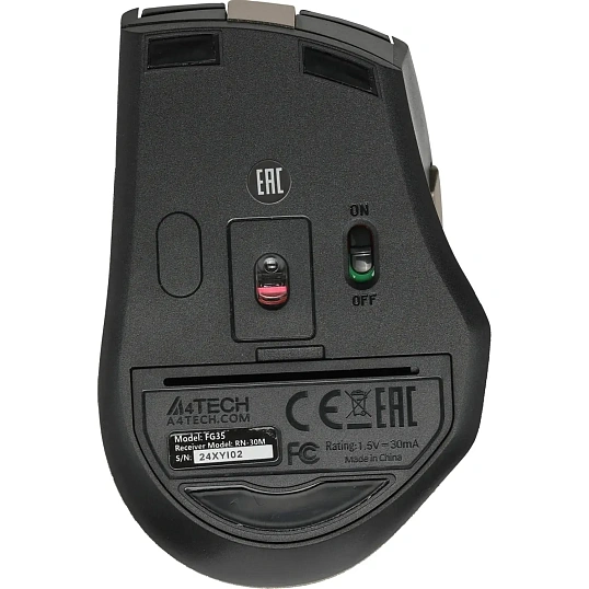 Мышь компьютерная A4Tech Fstyler (FG35 BRONZE) бронз/черн 2000dpi USB 6but