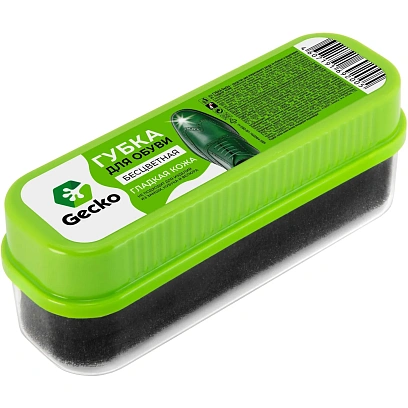 Губка для обуви бесцветная серии Gecko