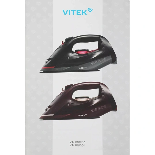Утюг Vitek VT-IRN1203 2400Вт черный