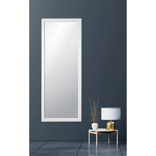 Зеркало МГЛ_настенное НБ56 (450x1250) багет ПЛС белый