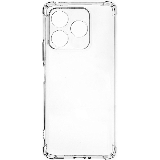 Чехол накладка PERO силикон для Xiaomi Redmi Note 14 прозрачн