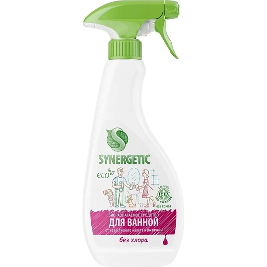 Средство для сантехники Synergetic от налета и ржавчины 500мл спрей