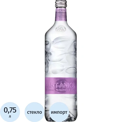 Вода минеральная Sant Aniol природ. стол. пит. газ., ст/б, 0,75л
