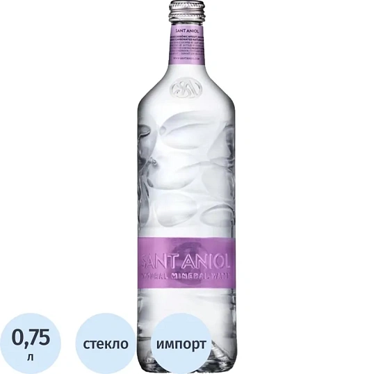 Вода минеральная Sant Aniol природ. стол. пит. газ., ст/б, 0,75л